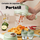 Cortador de Legumes Elétrico 4 em 1 - inoxidável