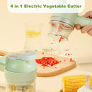 Cortador de Legumes Elétrico 4 em 1 - inoxidável