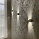 Lâmpada de parede led, à prova d'água, de alumínio, excelente para iluminação de jardim, para decoração de interiores, quarto, sala de estar e escadas.