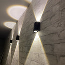 Lâmpada de parede led, à prova d'água, de alumínio, excelente para iluminação de jardim, para decoração de interiores, quarto, sala de estar e escadas.