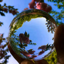 Bola de Cristal Vidro Transparente  -  Sorte Bola Decoração