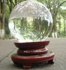 Bola de Cristal Vidro Transparente  -  Sorte Bola Decoração
